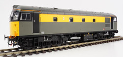Heljan Class 26 Unnumbered BR Civil Engineers Grey/Yellow O Gauge Diesel Model Train HN2682