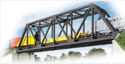 Walthers Cornerstone Single Track Railroad Truss Bridge Building Kit HO Gauge WH933-3185