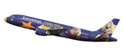 Herpa Wings Snapfit Eurowings Airbus A320 Europa Park D-ABDQ 1:200 Diecast Model