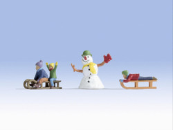 Noch Children in the Snow Figure Set O Gauge 17921