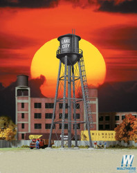 Walthers Cornerstone City Water Tower Black (Pre-Built) N Gauge WH933-3832