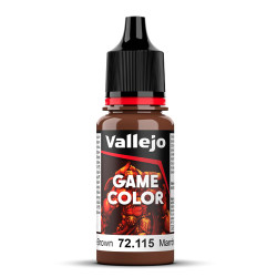 Vallejo Game Colour Grunge Brown Paint 17ml Dropper Bottle 72115