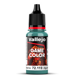 Vallejo Game Colour Aquamarine Paint 17ml Dropper Bottle 72119