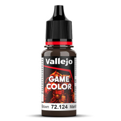 Vallejo Game Colour Gorgon Brown Paint 17ml Dropper Bottle 72124