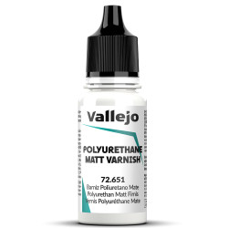 Vallejo 72651 Polyurethane Matt Varnish 18ml Bottle