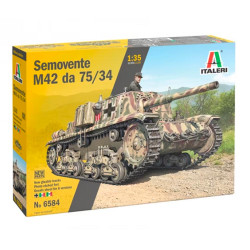 Italeri 6584  Semovente M42 DA 75/34 Tank 1:35 Model Kit