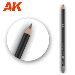 AK Interactive 10035 Dark Aluminium Nickel - Weathering Watercolor Pencil