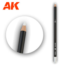 AK Interactive 10004 White - Weathering Watercolor Pencil