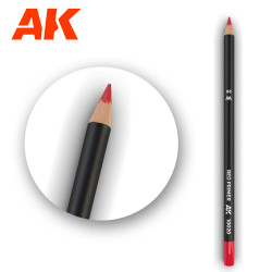 AK Interactive 10020 Red Primer - Weathering Watercolor Pencil