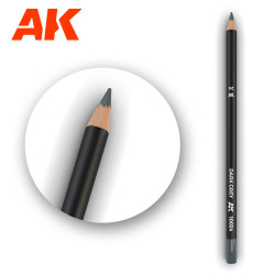 AK Interactive 10024 Dark Grey - Weathering Watercolor Pencil