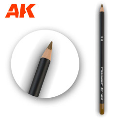 AK Interactive 10030 Streaking Dirt - Weathering Watercolor Pencil