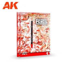 AK Interactive 522 AK Learning 13: Weathering Pencil Techniques Book (English)