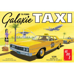 AMT 1243M Ford Galaxie Taxi 1970 1:25 Model Kit