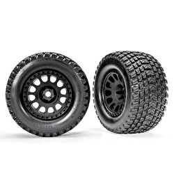 Traxxas 7872 Wheel & Tyre Pair Assembled & Glued Gravix Tyres XRT Spare Part