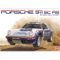 NUNU Porsche 911 SC/RS Rally Oman 1984 1:24 Plastic Model Car Kit 24011