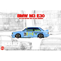 Nunu BMW M3 E90 '90 Fuji Intertec Classic Winner 1:24 Plastic Model Kit 24019