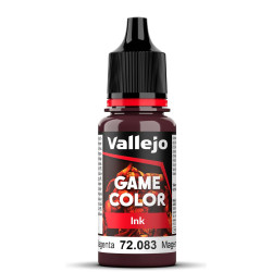 Vallejo Game Colour Magenta Ink Paint 17ml Dropper Bottle 72083