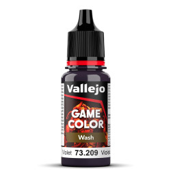 Vallejo Game Colour Violet Wash Paint 18ml Dropper Bottle 73209