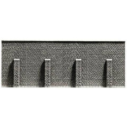 NOCH Retaining Wall Profi Hard Foam 33.5x12.5cm HO Gauge Scenics 58056