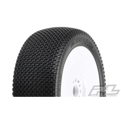 Pro-Line 1:8 Slide Lock M3 Front/Rear Buggy Tires Mounted 17mm White PRO9064-32