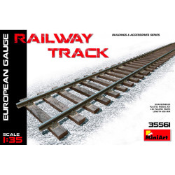 Miniart 35561 European Gauge Railway Track Diorama 1:35 Model Kit