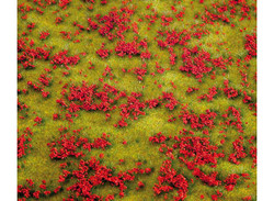 FALLER Red Flowering Meadow Landscape Segment 210x148x9mm HO Gauge 180460