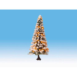 NOCH Christmas Illuminated Tree w/ 30 LEDs 12cm HO Gauge Scenics 22130