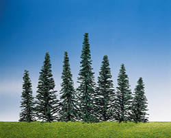FALLER Fir Trees 50-110mm (50) HO Gauge Scenics 181464