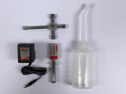 Fusion Nitro Starter Set - Fuel Bottle,Glowstart, UK Chg + Spanner FS-GS03