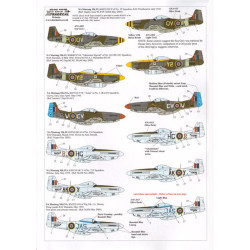 Xtradecal 32043 North-American P-51D Mustang Mk.IV 1:32 Model Kit Decals