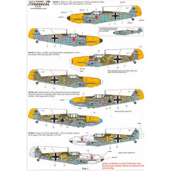 Xtradecal 48087 Battle of Britain Luftwaffe Bf-109E-3/4 1:48 Model Kit Decals