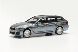 Herpa BMW Alpina B5 Touring Frozen Pure Grey Metallic HO Gauge HA430968