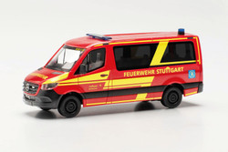 Herpa Mercedes-Benz Sprinter 18 Bus Feuerwehr Stuttgart HO Gauge HA097345