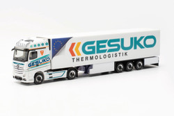 Herpa Mercedes-Benz Actros Gigaspace '18 Semitrailer Gesuko HO Gauge HA315951