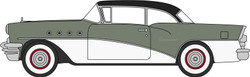 Oxford Diecast 1955 Buick Century Carlsbad Black/Grey/White HO Gauge 87BC55007