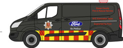 Oxford Diecast Ford Transit Custom Essex Fire & Rescue Service OO Gauge 76CUS009