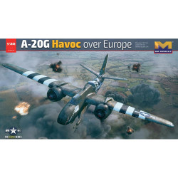 Hong Kong Models USAF A-20G Havoc over Europe 1944 1:32 Model Kit 01E39