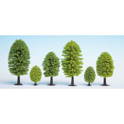 NOCH Deciduous (10) Hobby Trees 5-9cm HO Gauge Scenics 26901