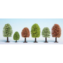 NOCH Spring (25) Hobby Trees 5-9cm HO Gauge Scenics 26806