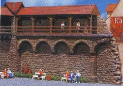 FALLER Old Town Wall Model Kit I HO Gauge 130404