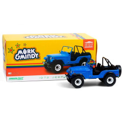 Greenlight 19079 Mork & Mindy 1972 Jeep CJ-5 Artisan 1:18 Diecast Model