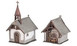 FALLER Farm Chapel & Bakehouse Model Kit I HO Gauge 130571