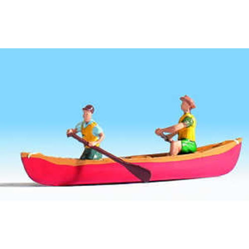 NOCH Rowing Boat w// Figure HO Gauge Scenics 16800
