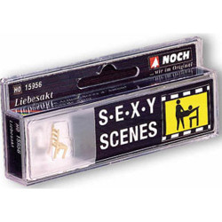 NOCH Lovers in Action (Chair) Sexy Scenes Figure Set HO Gauge Scenics 15956