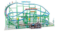 FALLER Alpina-Bahn Rollercoaster Fairground Model Kit w Motor VI HO Gauge 140410