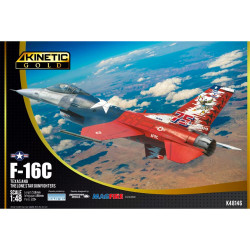 Kinetic 48146 F-16C Texas ANG The Lone Star Gunfighters 1:48 Model Kit