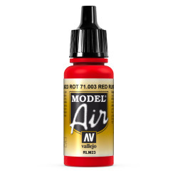 Vallejo Model Air - Red - Acrylic Model Paint 17ml VAL003