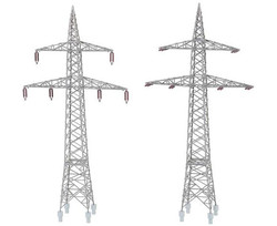 FALLER Electricity Pylons (2) Model Kit III HO Gauge 130898