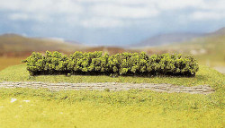 FALLER Light Green Premium Hedges 160x25x20mm (3) HO Gauge Scenics 181350
