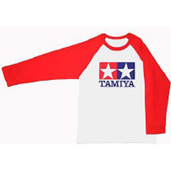 TAMIYA T Shirt -L.R Sleeve (red) L 66736 Merchandise